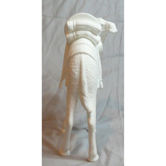 Lenox White Bisque Nativity Limited Edition Standing Camel + Trainer Bone 1991 - Picture 11 of 16